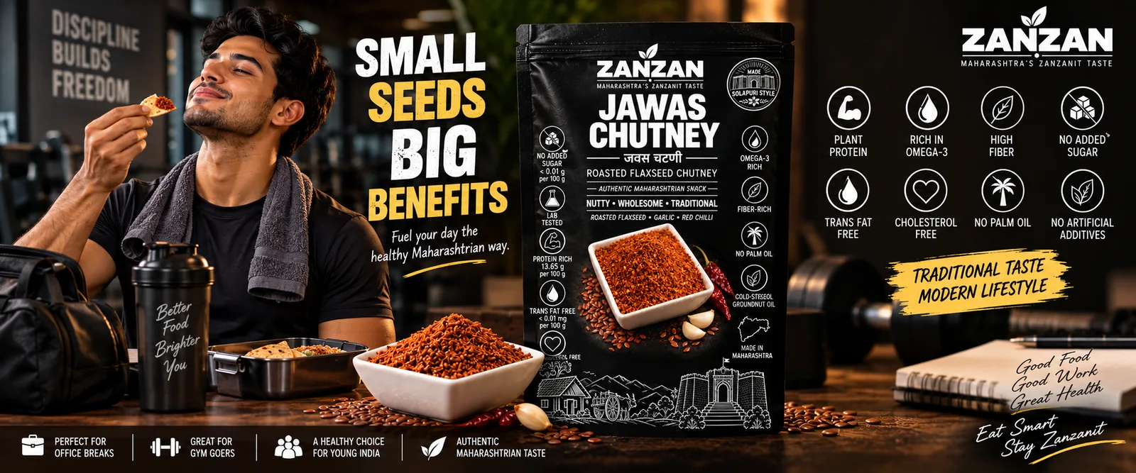 ZANZAN Jawas Chutney campaign for traditional nutrition and modern routines — story 4
