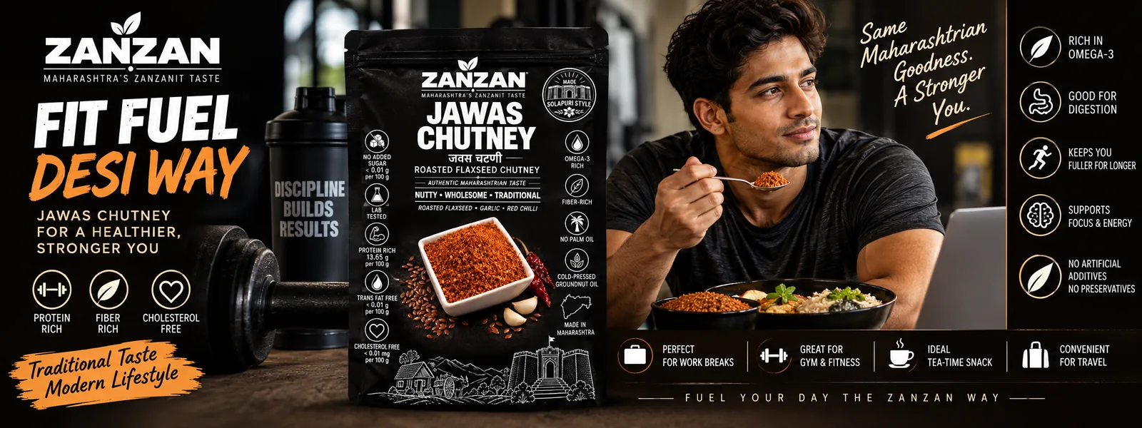 ZANZAN Jawas Chutney campaign for traditional nutrition and modern routines — story 6