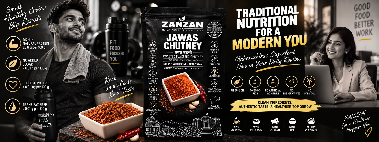 ZANZAN Jawas Chutney campaign for traditional nutrition and modern routines — story 7