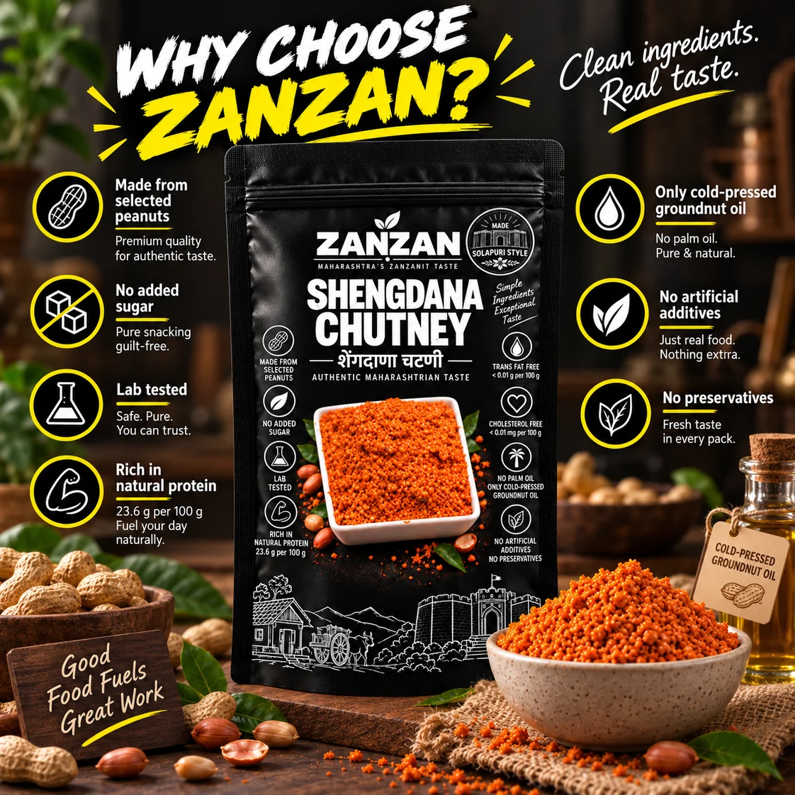 Shengdana Chutney product and ingredient guide